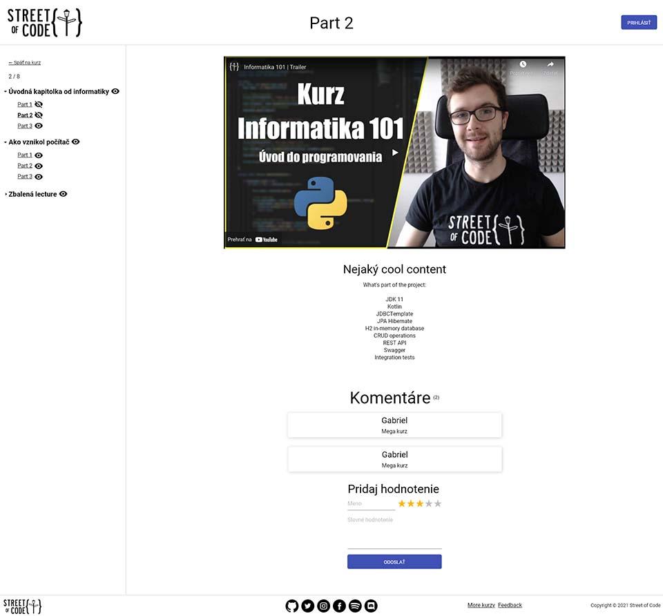 Návrh webstránky