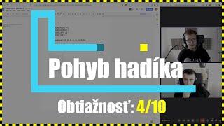 Pohyb hadíka - Pohovorové úlohy